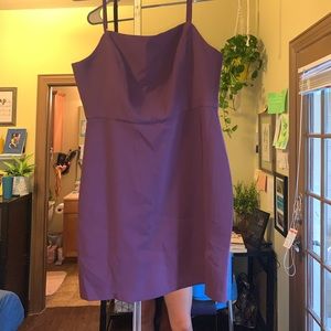 purple minidress